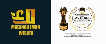 Logo PT Madinah Iman Wisata (MIW Travel)